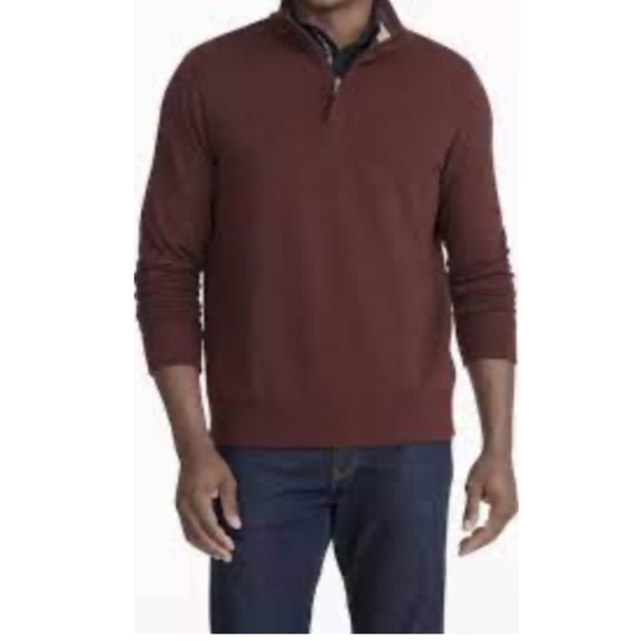 Untuckit Corral Quarter Zip Pullover Sweater - Picture 1 of 6